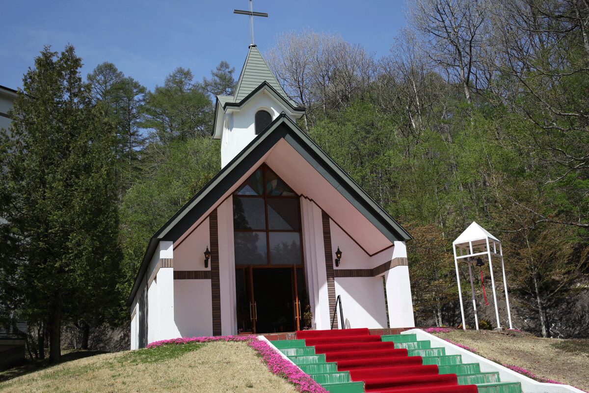 穂高ビューホテルの教会